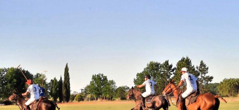 Polo players during polo match in Argentina