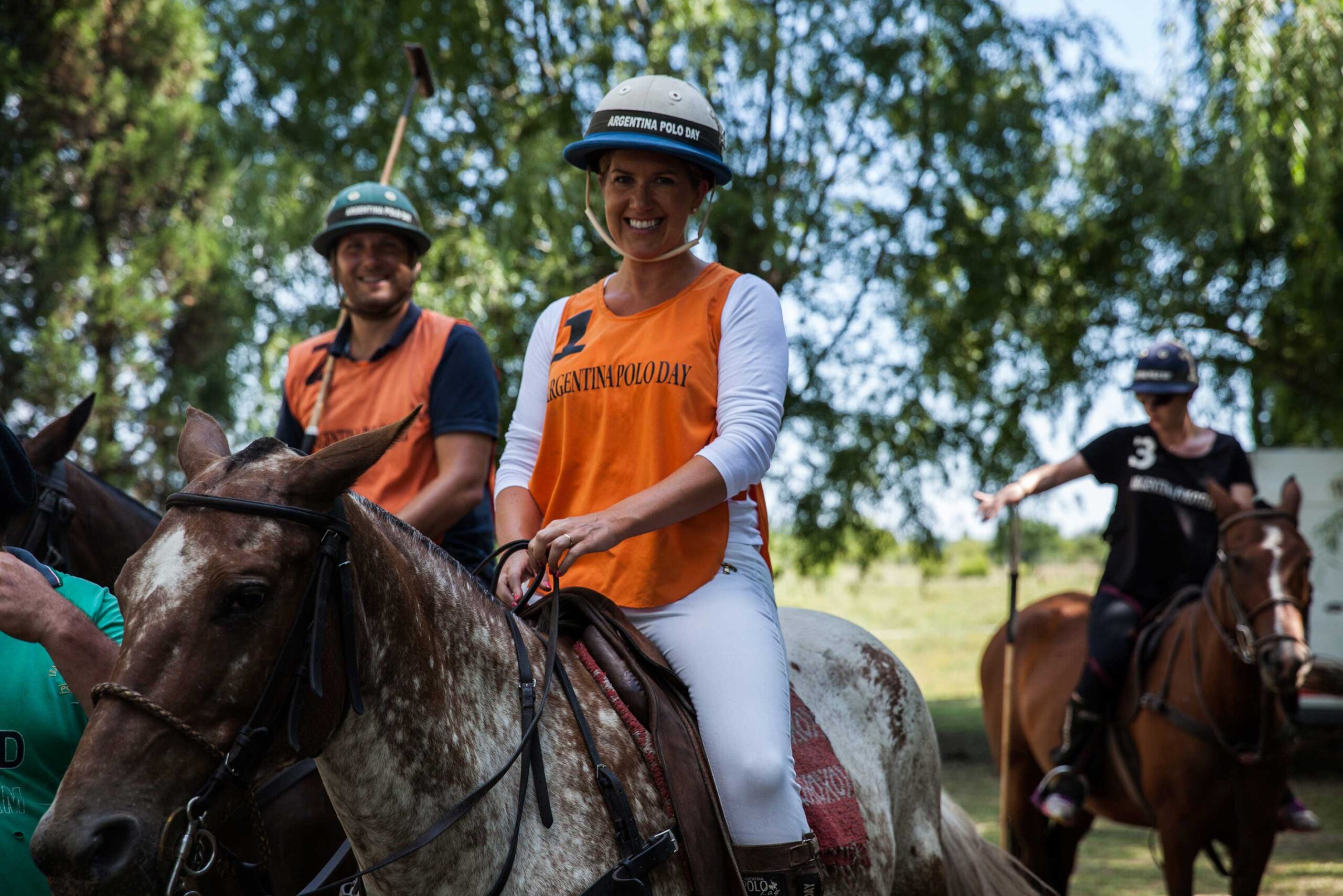 women riding a horse